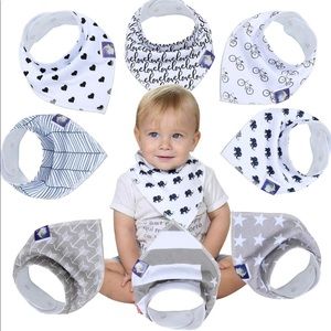 DelDav
Organic Baby Bandana Bibs for Boys, Girls